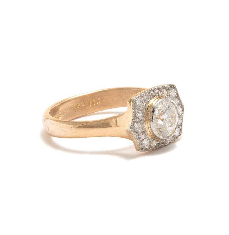 Diamond Surround Engagement Ring