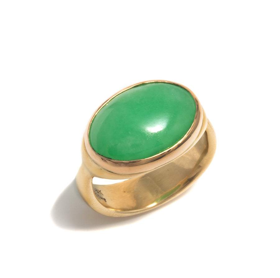 Large Jadeite Ring