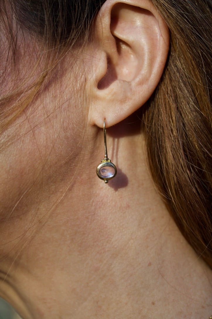 Moonstone Drop Earrings