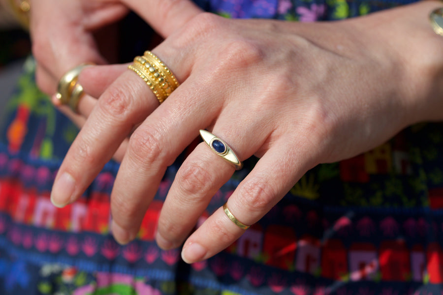 Ancient Signet with Blue Sapphire