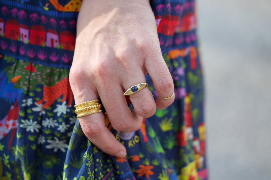 Ancient Signet with Blue Sapphire