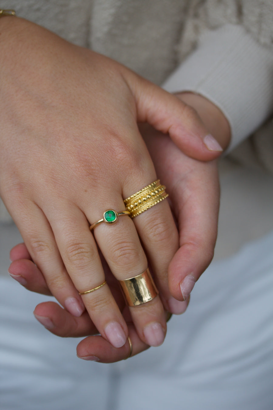 Tsavorite Garnet Ring