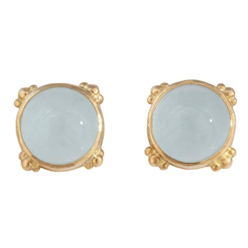 Aquamarine Stud Earrings