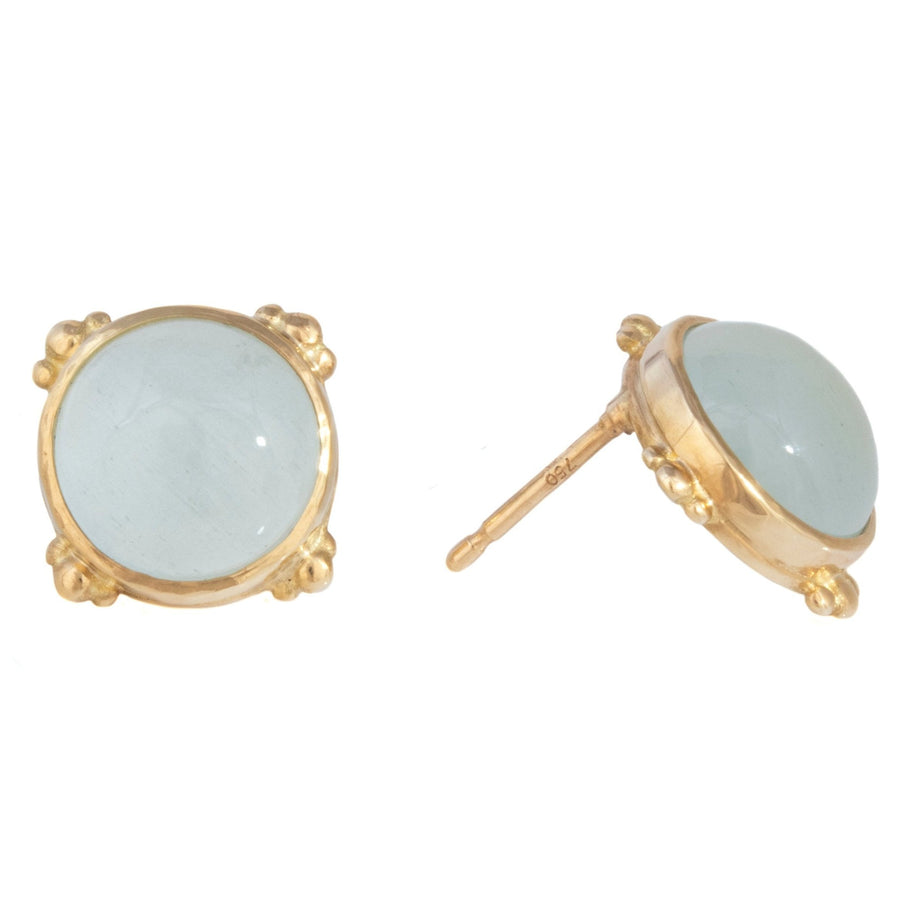 Aquamarine Stud Earrings