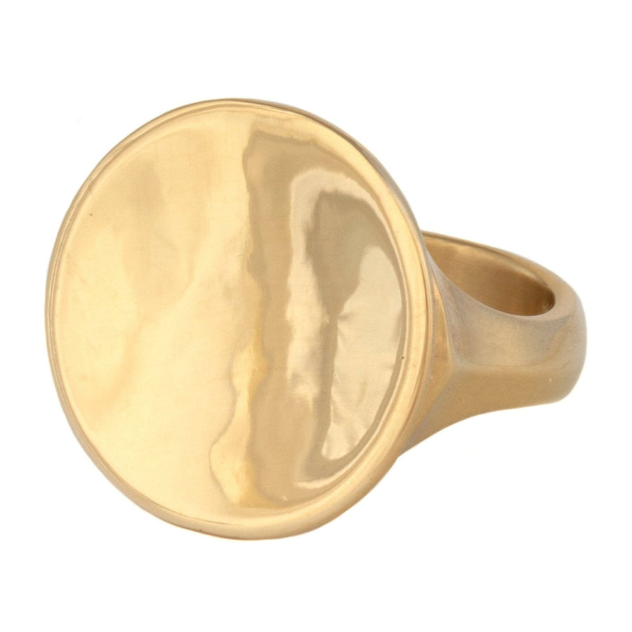 Signet Ring with a Concave Face