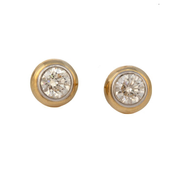 Round Brilliant Diamond Stud Earrings