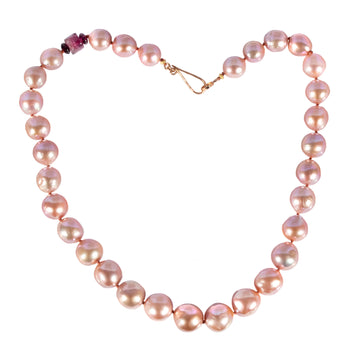 Pink Pearl Necklace