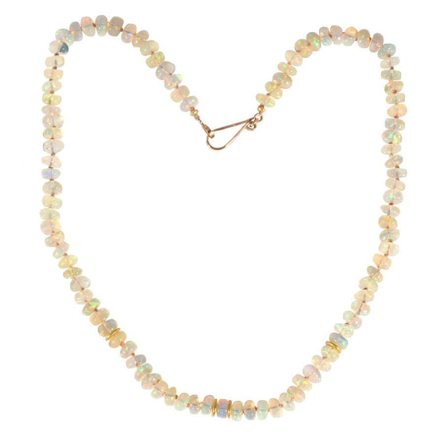 Opal & High Karat Gold Necklace