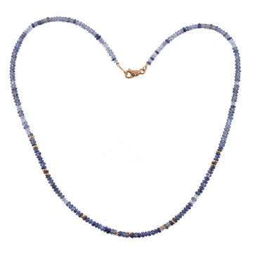 Ombre Denim Blues Necklace