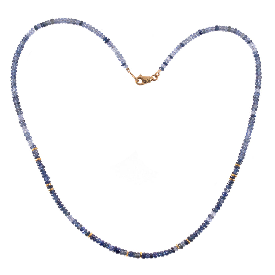 Ombre Denim Blues Necklace