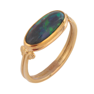 Black Opal Ring