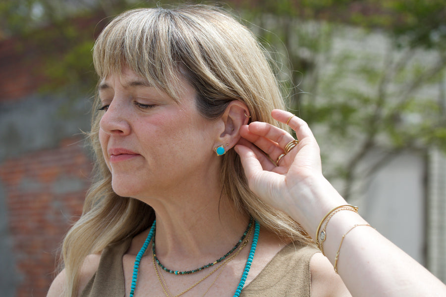 Turquoise Stud Earrings