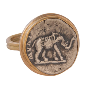 Ancient Roman Coin Ring
