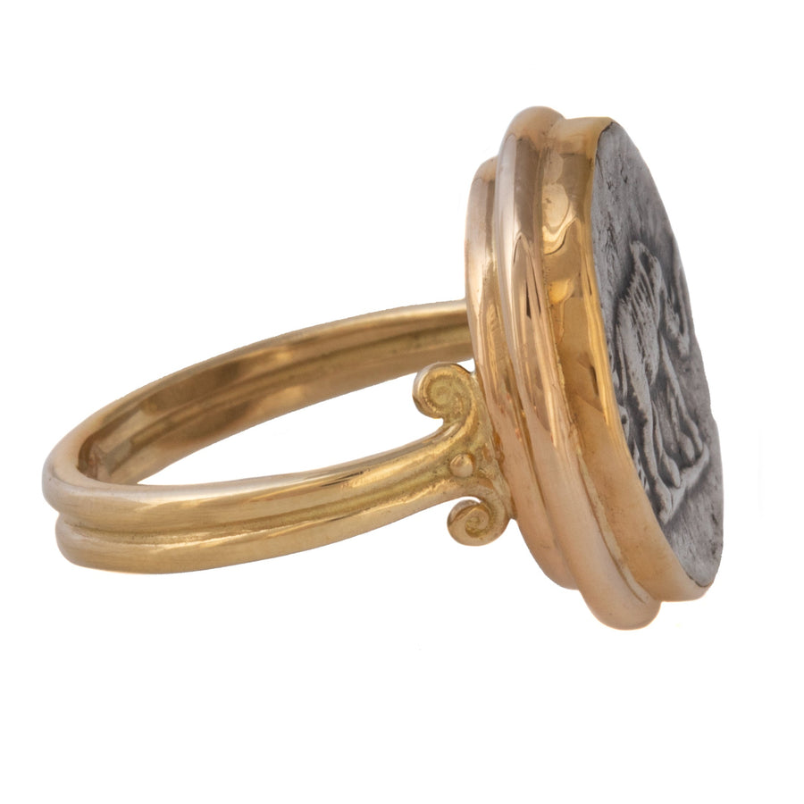 Ancient Roman Coin Ring