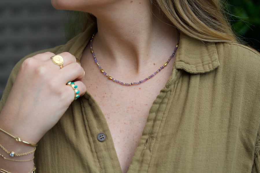 Pastel Sapphire Necklace