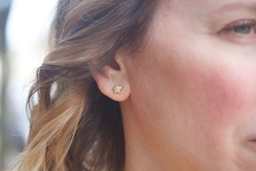 Delicate Star Earrings