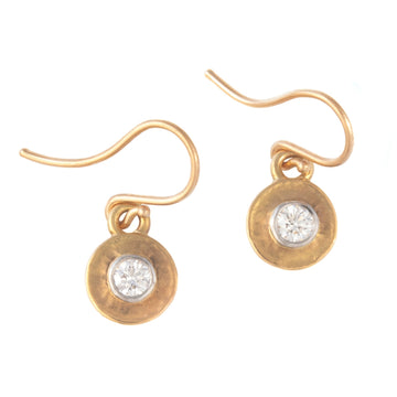 Medallion Style Diamond Earring Dangles