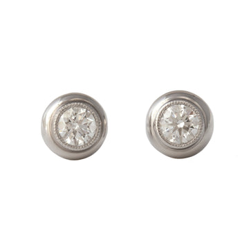 Diamond Stud Earrings in Platinum