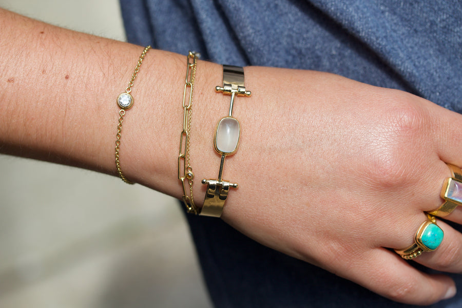Aquamarine Spring Bracelet