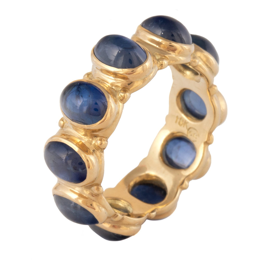 Blue Sapphire All-Around Ring