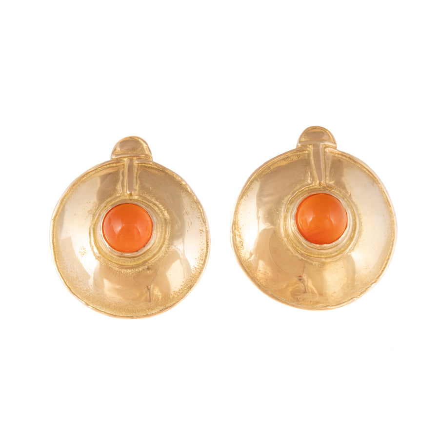 Carnelian Stud Earrings