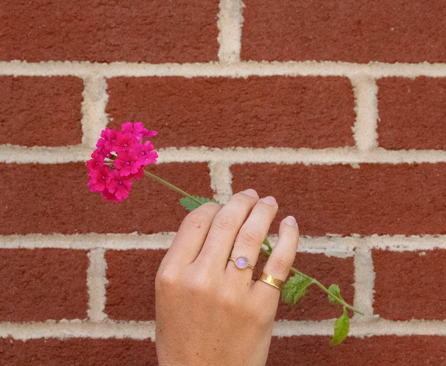 Pink Star Sapphire Ring