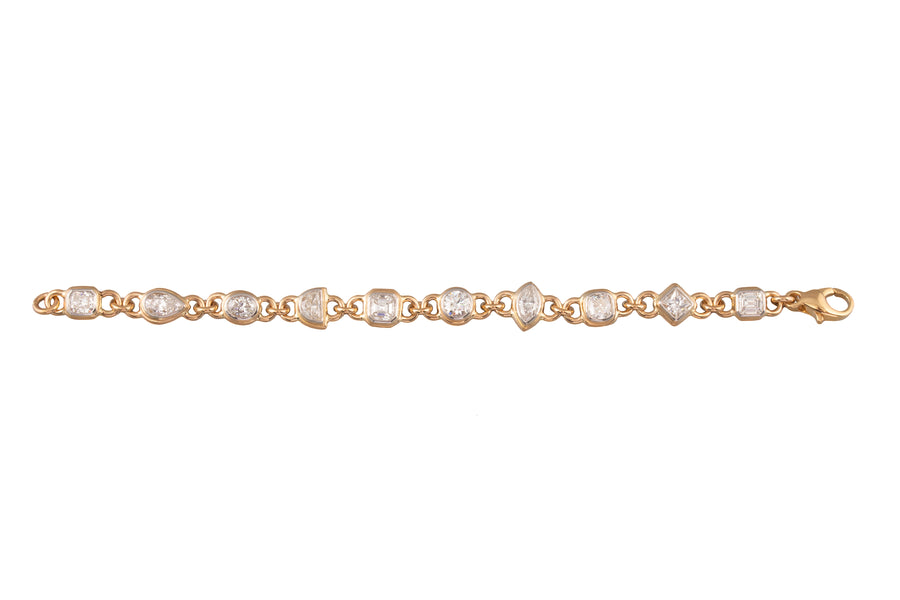 Bracelet with Ten Diamonds