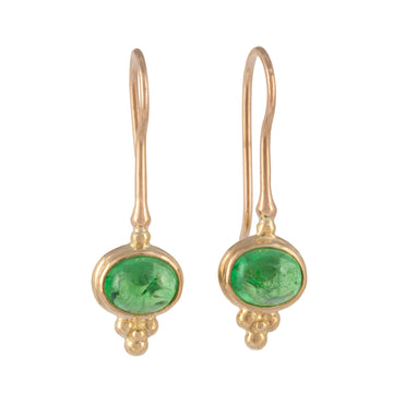 Tsavorite Drop Earrings