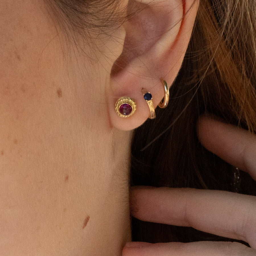 Garnet Stud Earrings