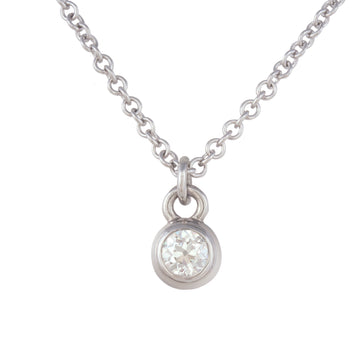 European Cut Diamond Pendant in Platinum