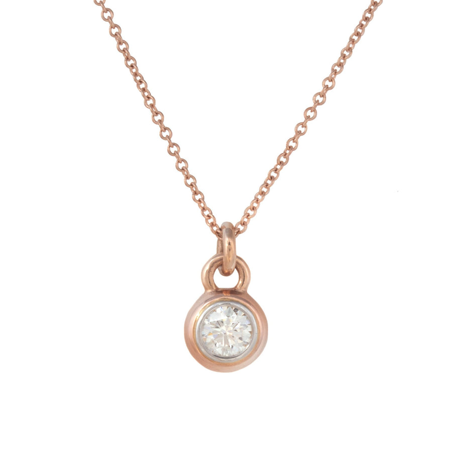 Rose Gold Diamond Pendant