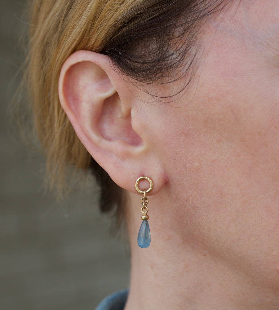 Aquamarine Drop Earrings