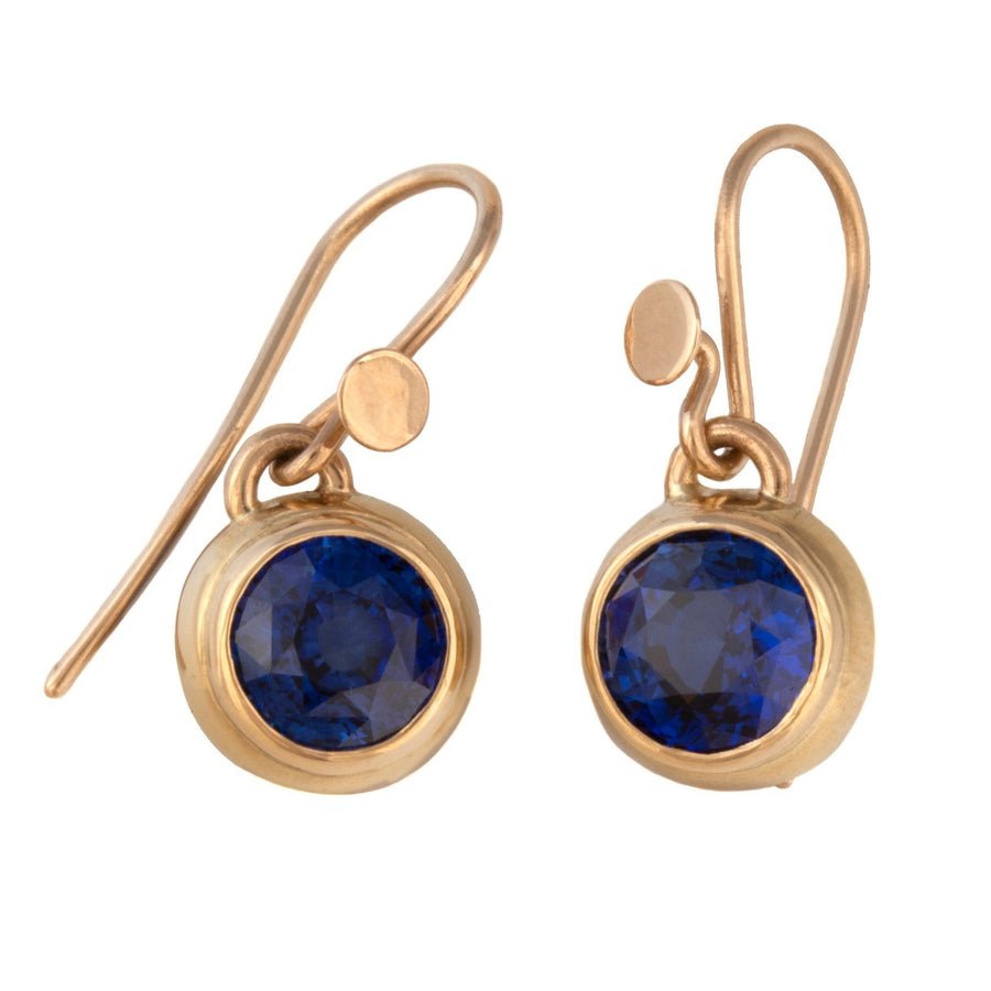 Blue Sapphire Earrings