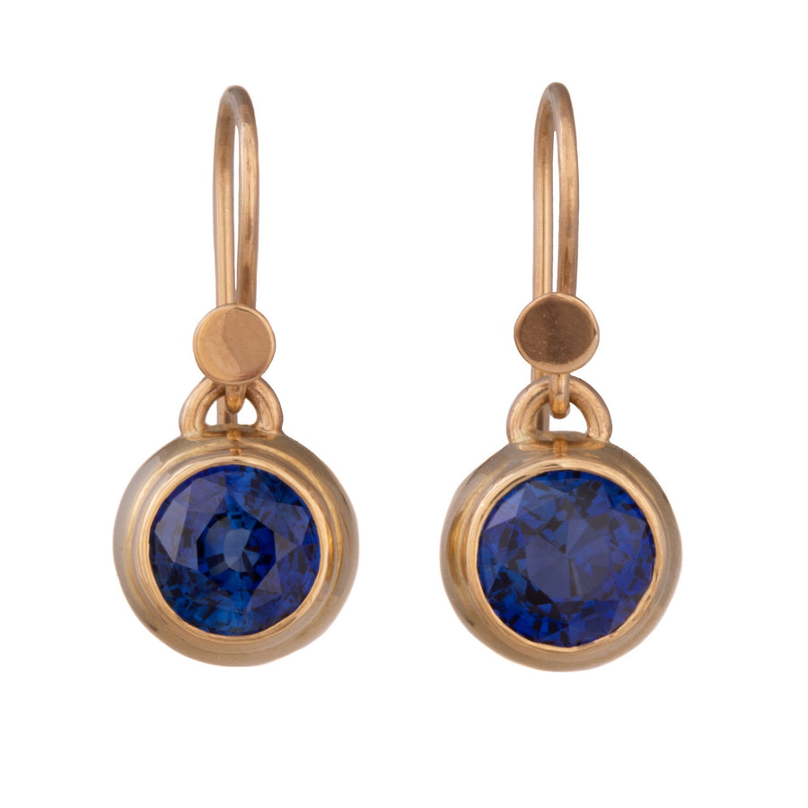 Blue Sapphire Earrings