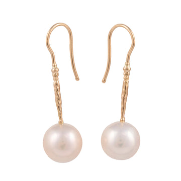 Freshwater Pearl Round Earrings