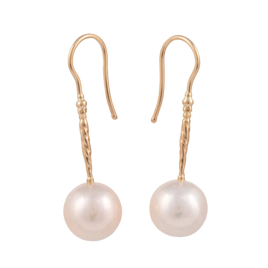 Freshwater Pearl Round Earrings