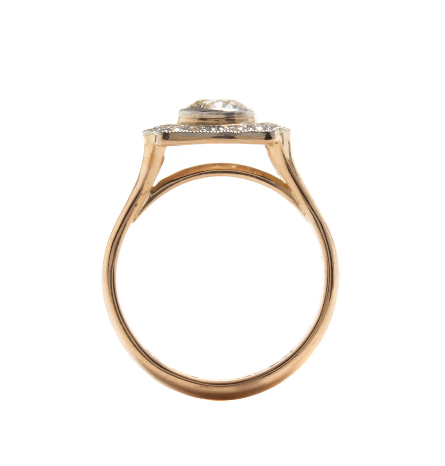 Diamond Surround Engagement Ring