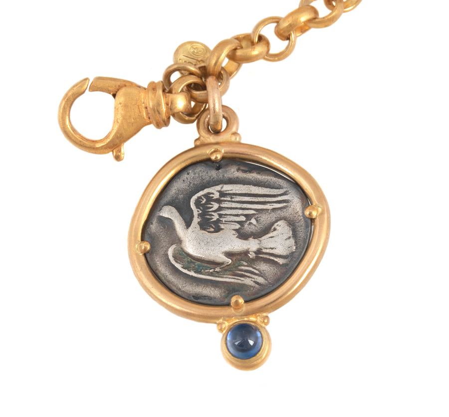 Ancient Greek Coin Charm Bracelet