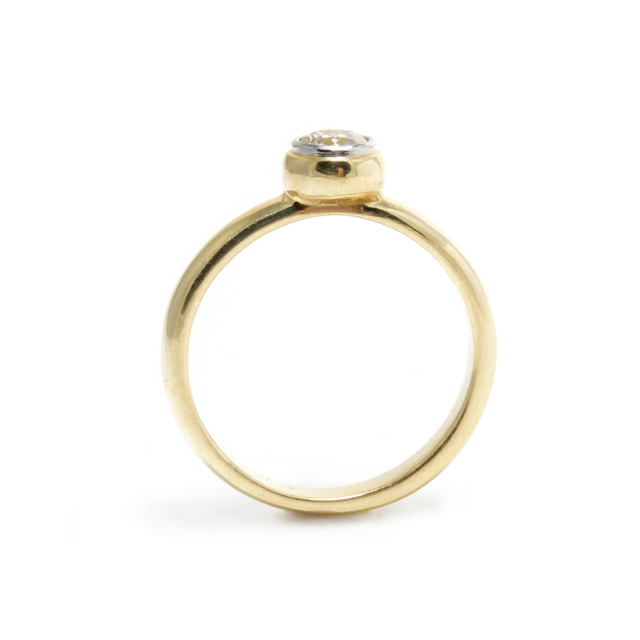 Stackable Diamond Ring in 18K Gold