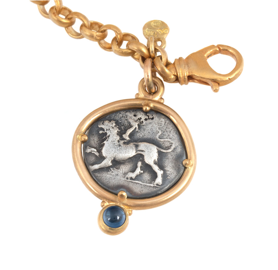 Ancient Greek Coin Charm Bracelet