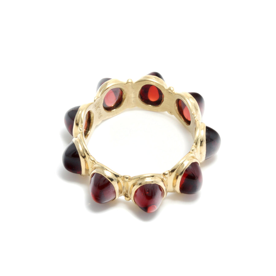 All-Around Ring with Garnets