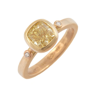 Fancy Intense Yellow Diamond Engagement Ring