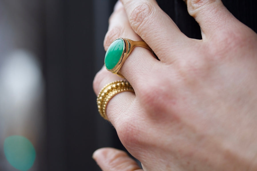 Large Jadeite Ring